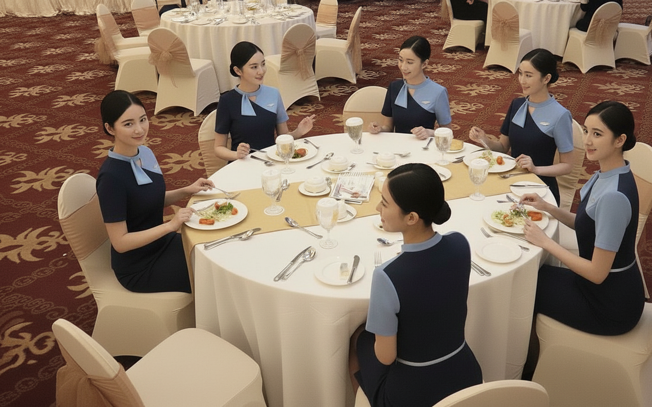 table manner sekolah pramugari